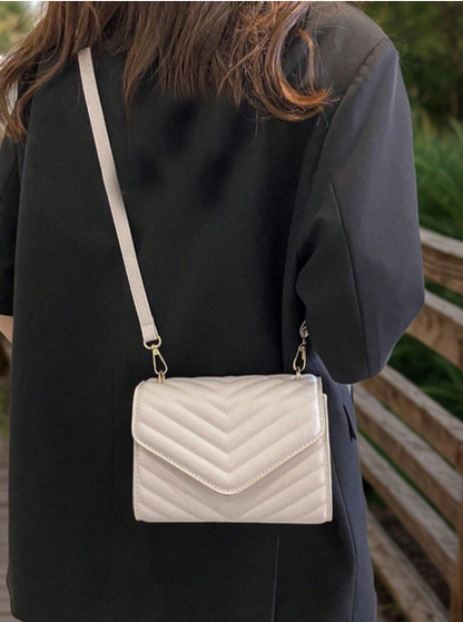 BOLSO BANDOLERA BLANCO MARFIL