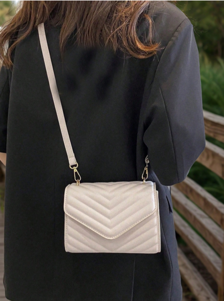 BOLSO BANDOLERA BLANCO MARFIL