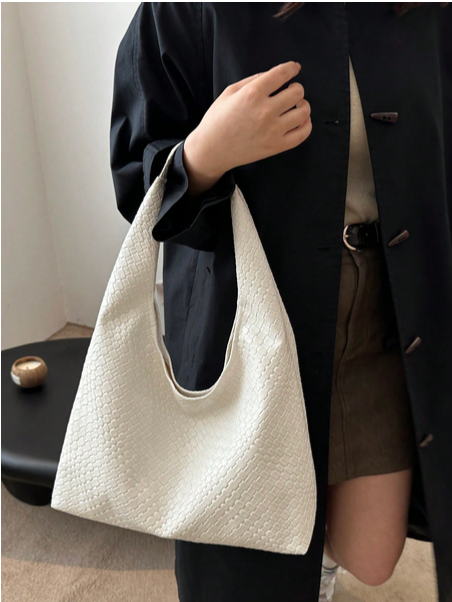 BOLSO BLANCO CORREA ENTERIZA