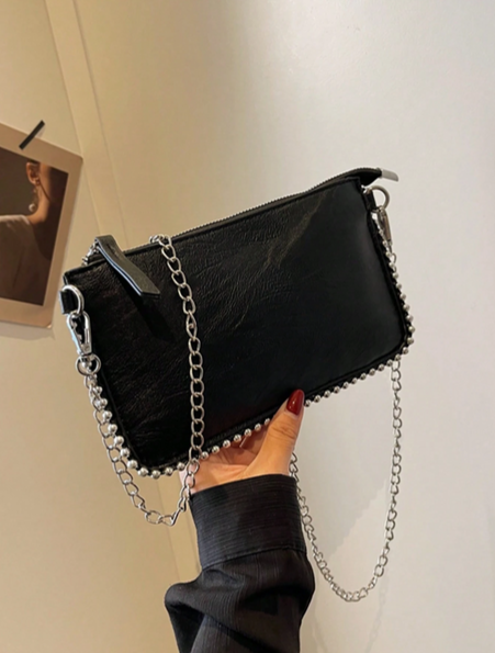 BOLSO TIPO SOBRE COLOR NEGRO