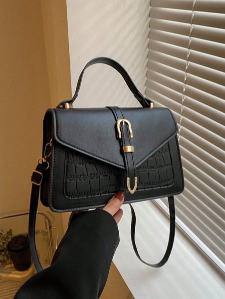 BOLSO NEGRO TIPO MALETIN