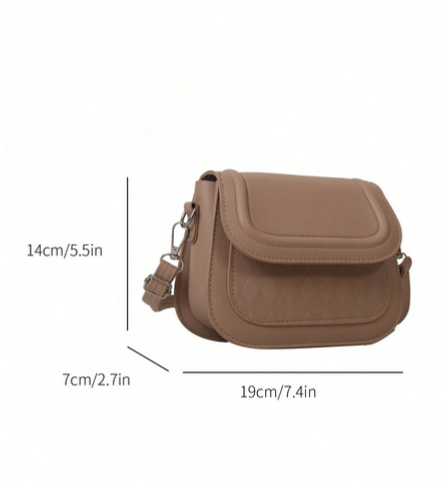 BOLSO BEIGE TIPO CARRIEL