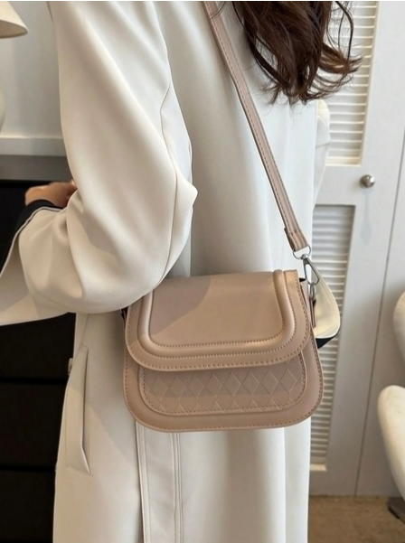 BOLSO BEIGE TIPO CARRIEL