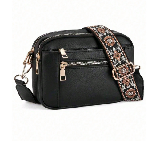 BOLSO NEGRO 4 COMPARTIMIENTOS