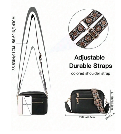 BOLSO NEGRO 4 COMPARTIMIENTOS