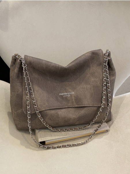 BOLSO GRANDE CON SOLAPA VINTAGE