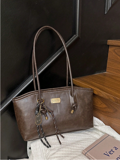 BOLSO MARRON DE HOMBRO