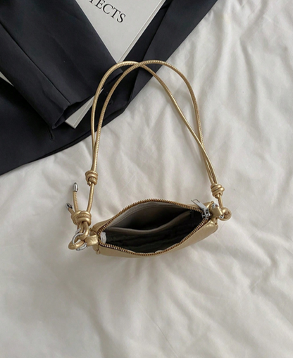 BOLSO  BANDOLERA DORADO