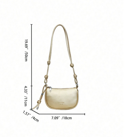 BOLSO  BANDOLERA DORADO