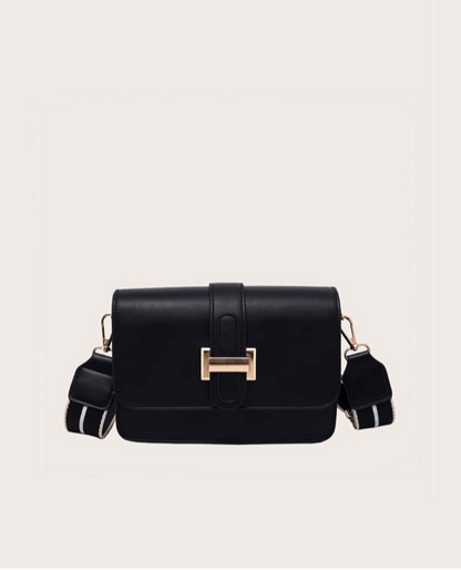 BOLSO NEGRO HEBILLA ELEGANTE