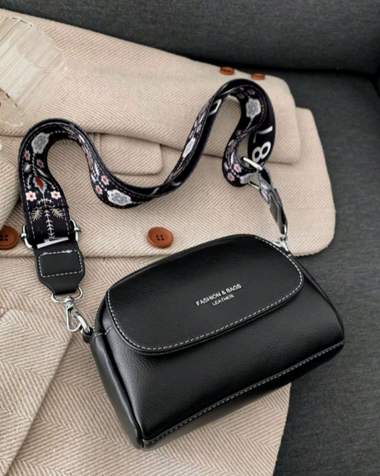 BOLSO NEGRO 3 COMPARTIMIENTOS