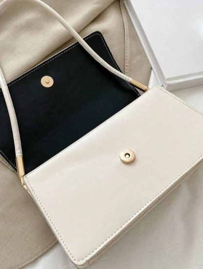 BOLSO TIPO BAGUETTE  BLANCO