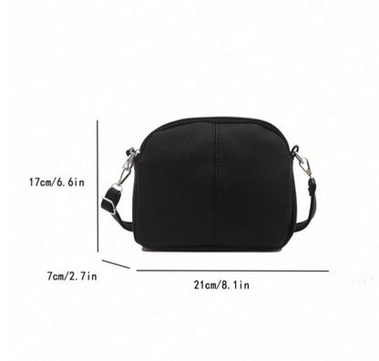 BOLSO MEDIANO  BANDOLERA NEGRO