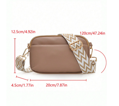 BOLSO BANDOLERA CAQUI