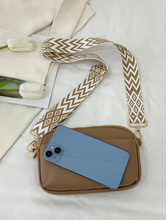 BOLSO BANDOLERA CAQUI