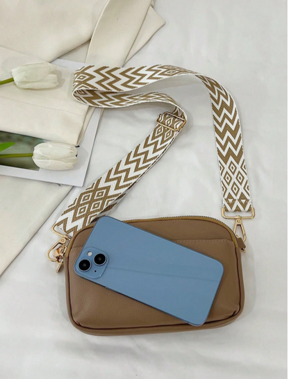 BOLSO BANDOLERA CAQUI