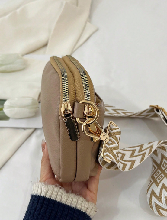 BOLSO BANDOLERA CAQUI