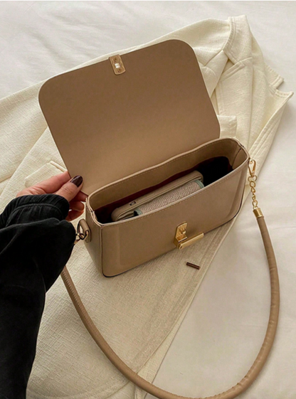 BOLSO CAQUI HEBILLA DE LUJO