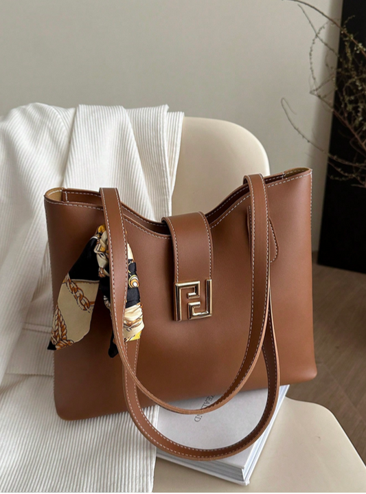 BOLSO CAFE MEDIANO HEBILLA PRECOLOMBINA