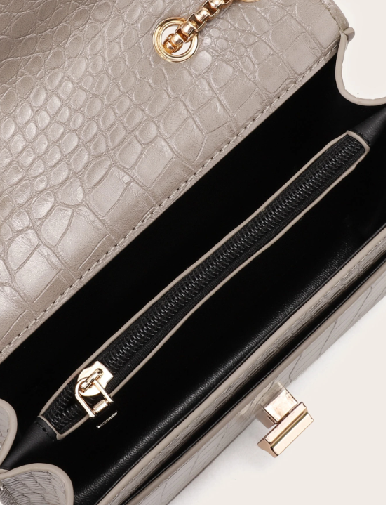 BOLSO CAQUI ALTO RELIEVE