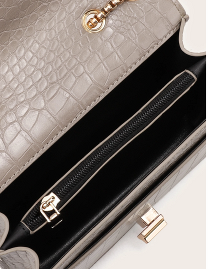 BOLSO CAQUI ALTO RELIEVE