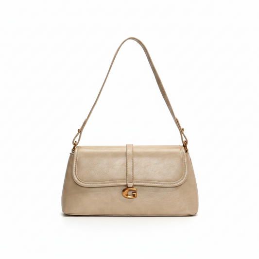 BOLSO CAQUI TIPO BAGUETTE