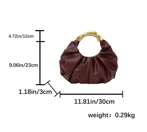 BOLSO FATIMA COLOR  BURDEOS