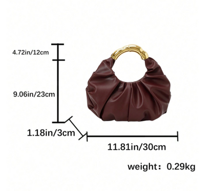 BOLSO FATIMA COLOR  BURDEOS