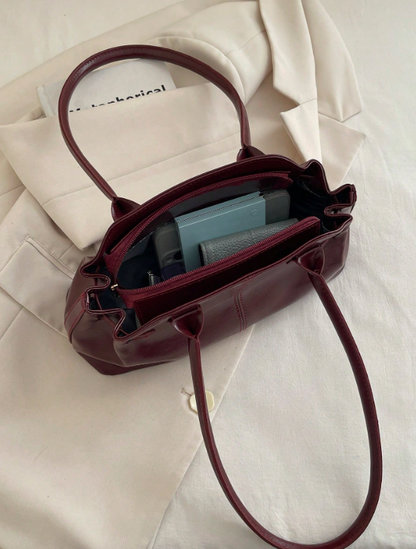 BOLSO  GEORGINA COLOR  BURDEOS