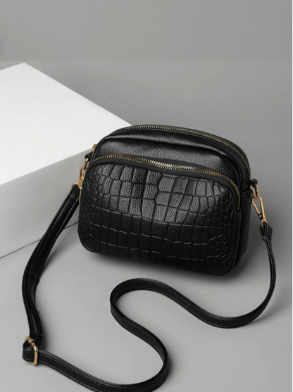 BOLSO NEGRO 3 COMPARTIMIENTOS