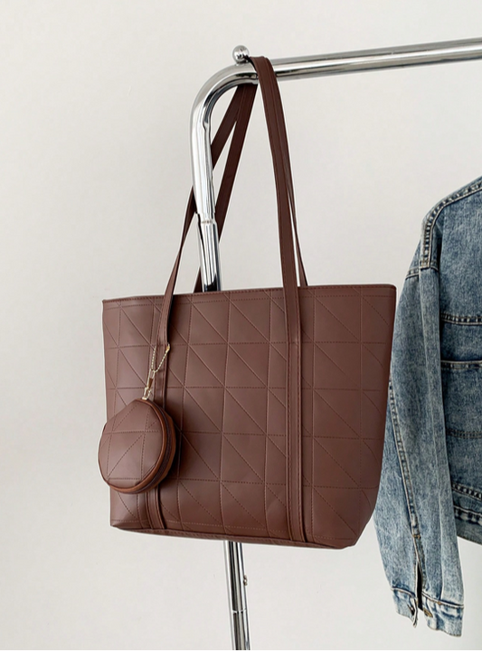 BOLSO GRANDE CAFÉ CON MONEDERO