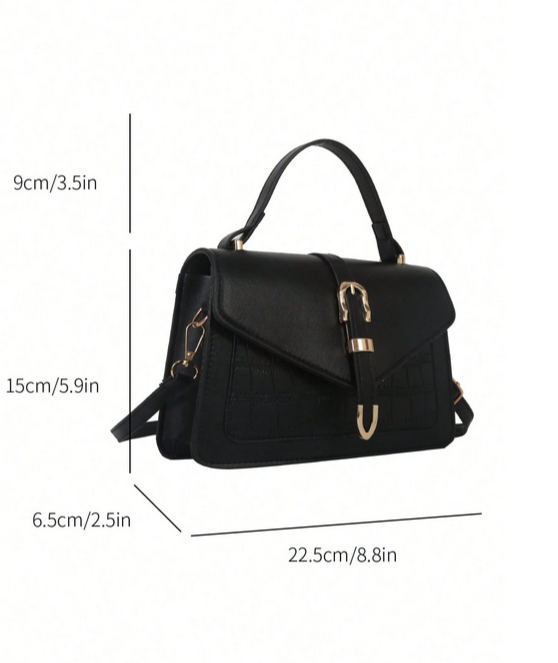 BOLSO NEGRO TIPO MALETIN