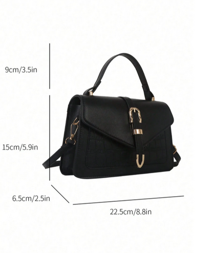 BOLSO NEGRO TIPO MALETIN