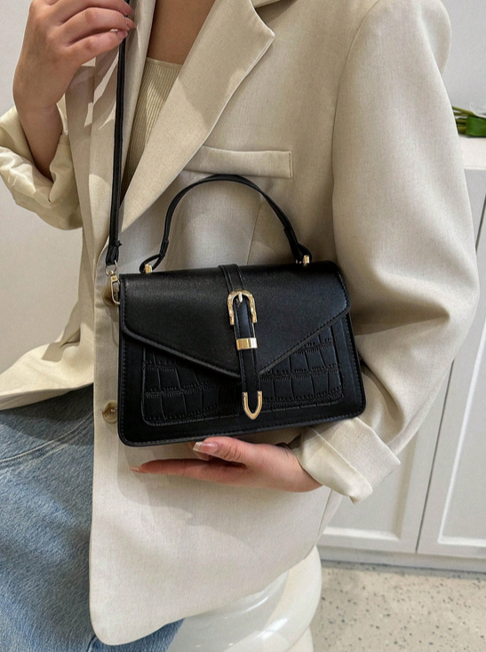 BOLSO NEGRO TIPO MALETIN